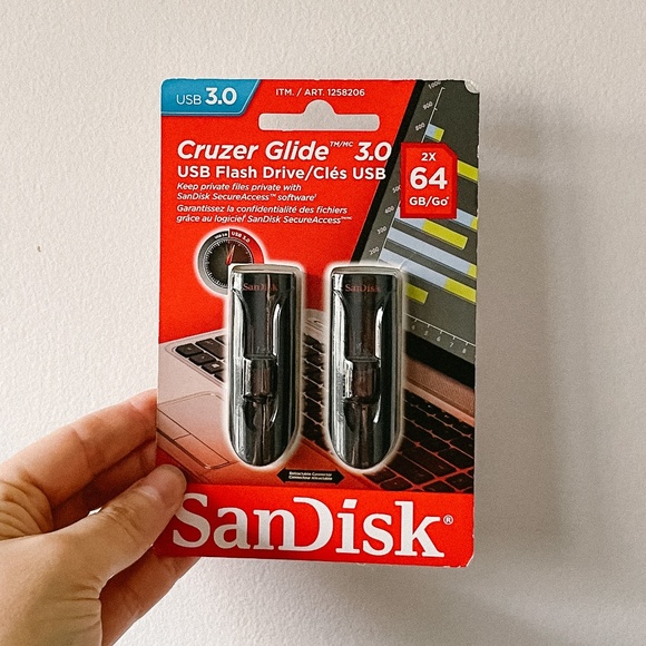 Sandisk // NWT 2x 64 GB USB Sticks (unopened) - Picture 1 of 2